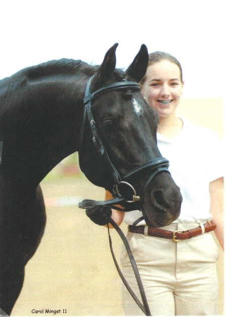 2011, age 6 with Ellen Crawford, age 15.